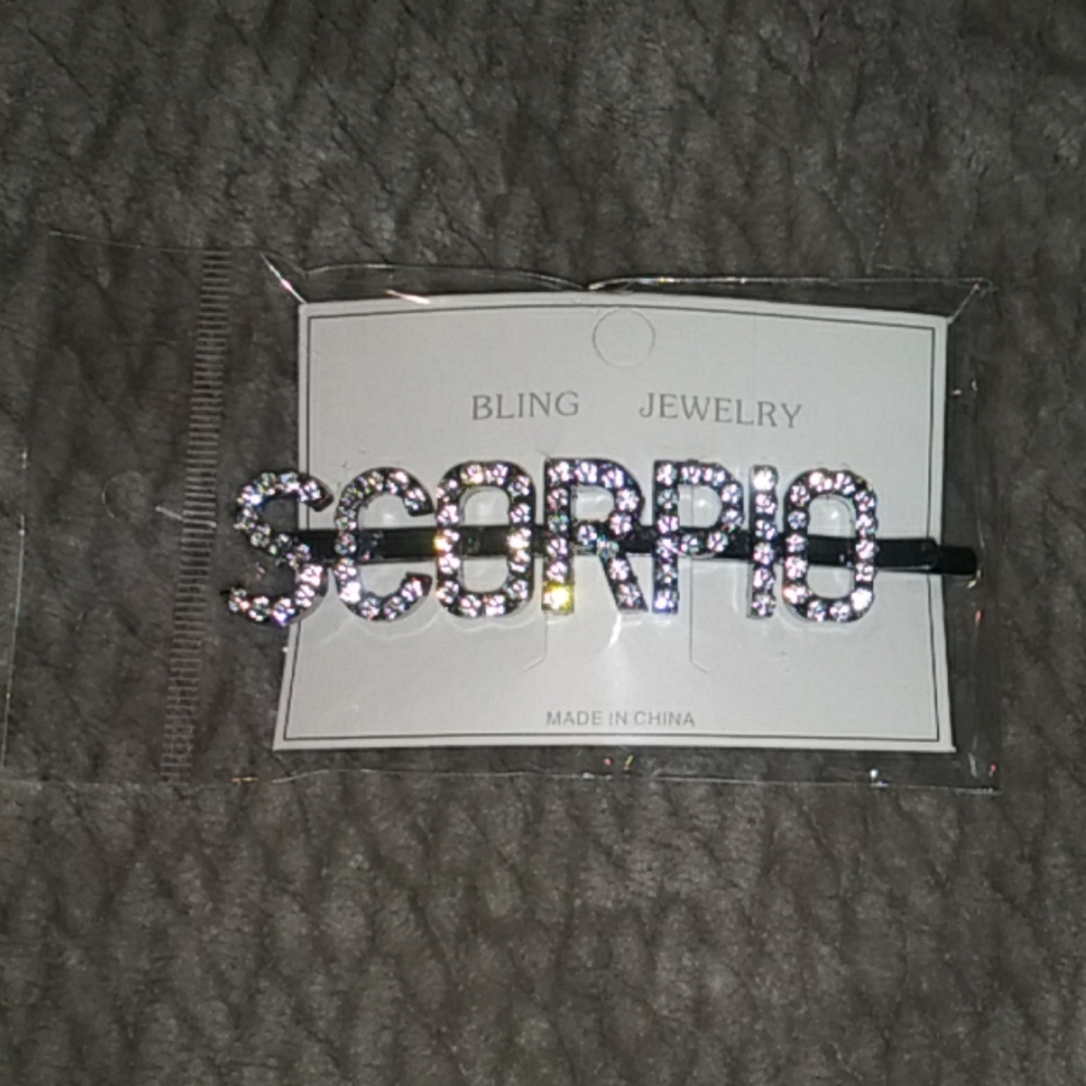 Zodiac ♏ Scorpio Silver Hairpin